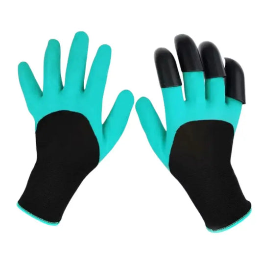 Horticultural Gloves with Claws Digging Gloves Garden Vegetable Flower Garden Planting Stab Resistant Protective Latex Gloves