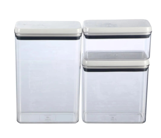 Canister Pack of 3 - Flip-Tite® Rectangular Food Storage Container Set