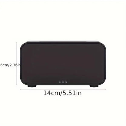 Essential Oil Diffuser, Fireplace Fire Flame Aromatherapy Diffuser 120Ml Cool Mist Humidifier with 7 Colors Light for Home, Room