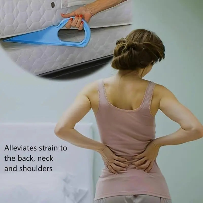Mattress Lifter & Bed Maker Tool for Changing Sheets, Lifts and Holds the Mattress, Tucks Sheets, Removes Sheets, Bed Skirts and More.