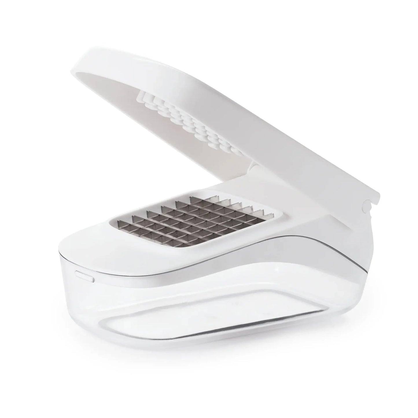 Softworks Stainless Steel Blade Vegetable Chopper with Easy Pour Opening