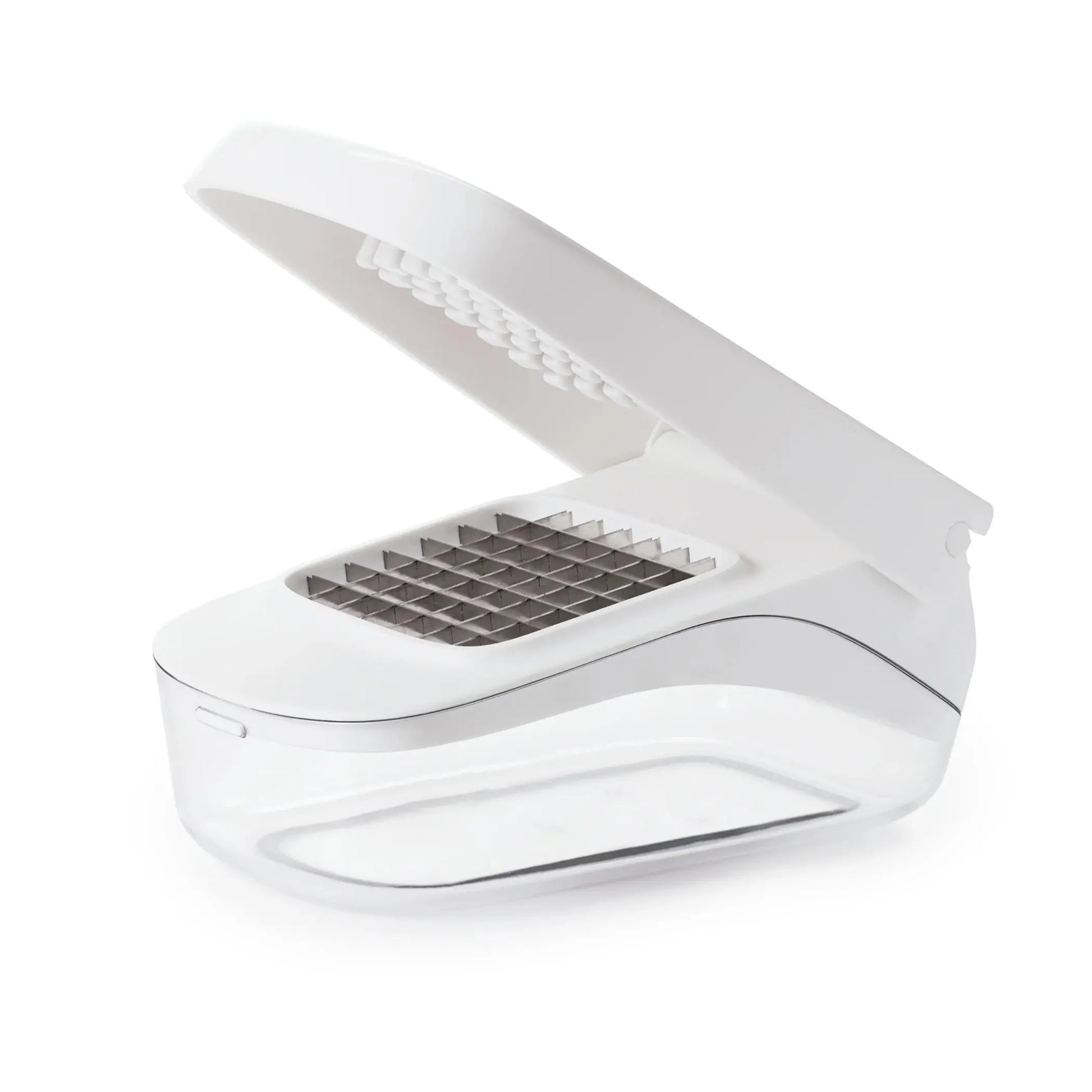 Softworks Stainless Steel Blade Vegetable Chopper with Easy Pour Opening