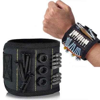 Magnetic Wristband for Holding Screws,Nails，Drilling Bits,Wrist Tool Holder Belts with Strong Magnets,Cool Gadgets for Men, Wome