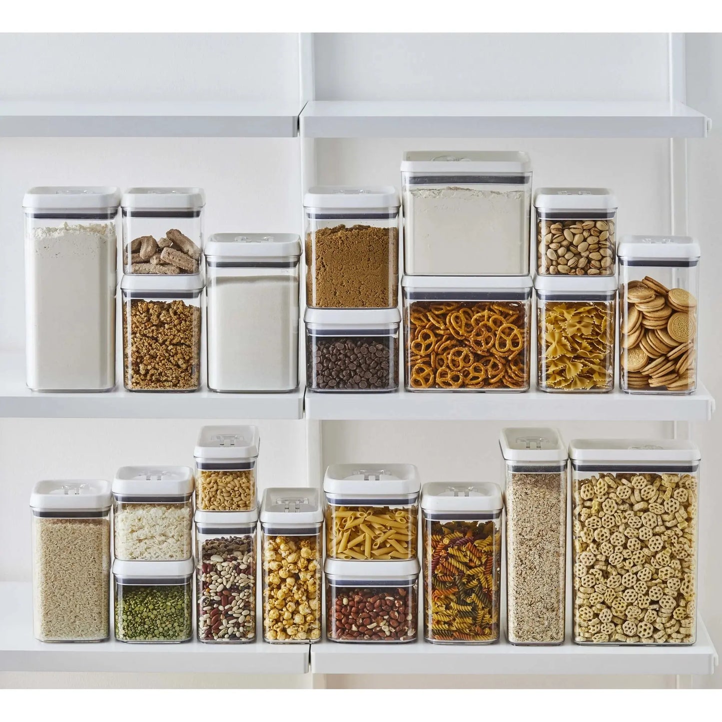 Canister Pack of 3 - Flip-Tite® Rectangular Food Storage Container Set